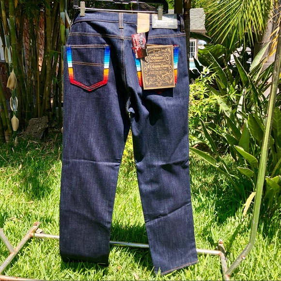OG Classix Other - Old-school jeans with Mexican blanket detail